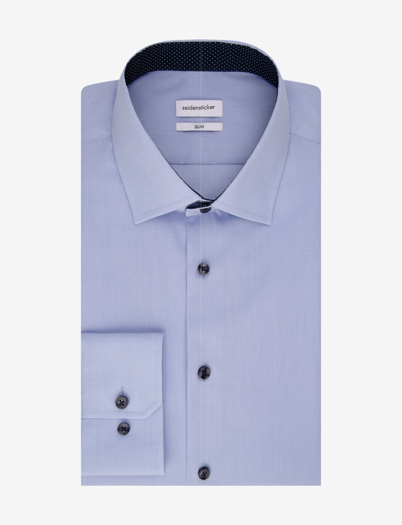 Seidensticker - Business Kent 98 Patch 12 1/1 - formal shirts - light blue - 3