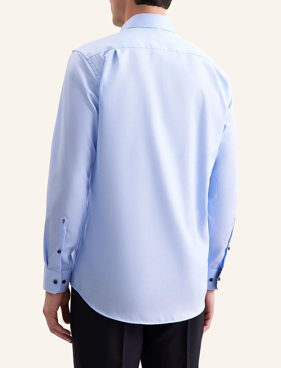 Seidensticker - Business shirt Regular - ametlikud särgid - light blue - 4