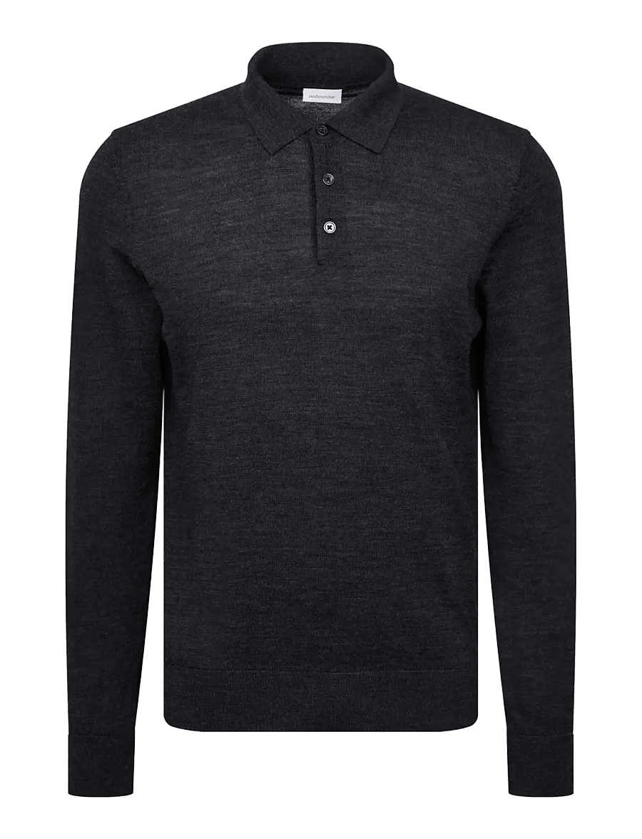 Seidensticker - Sweater knit Regular - anthrazit mÉlange - 0