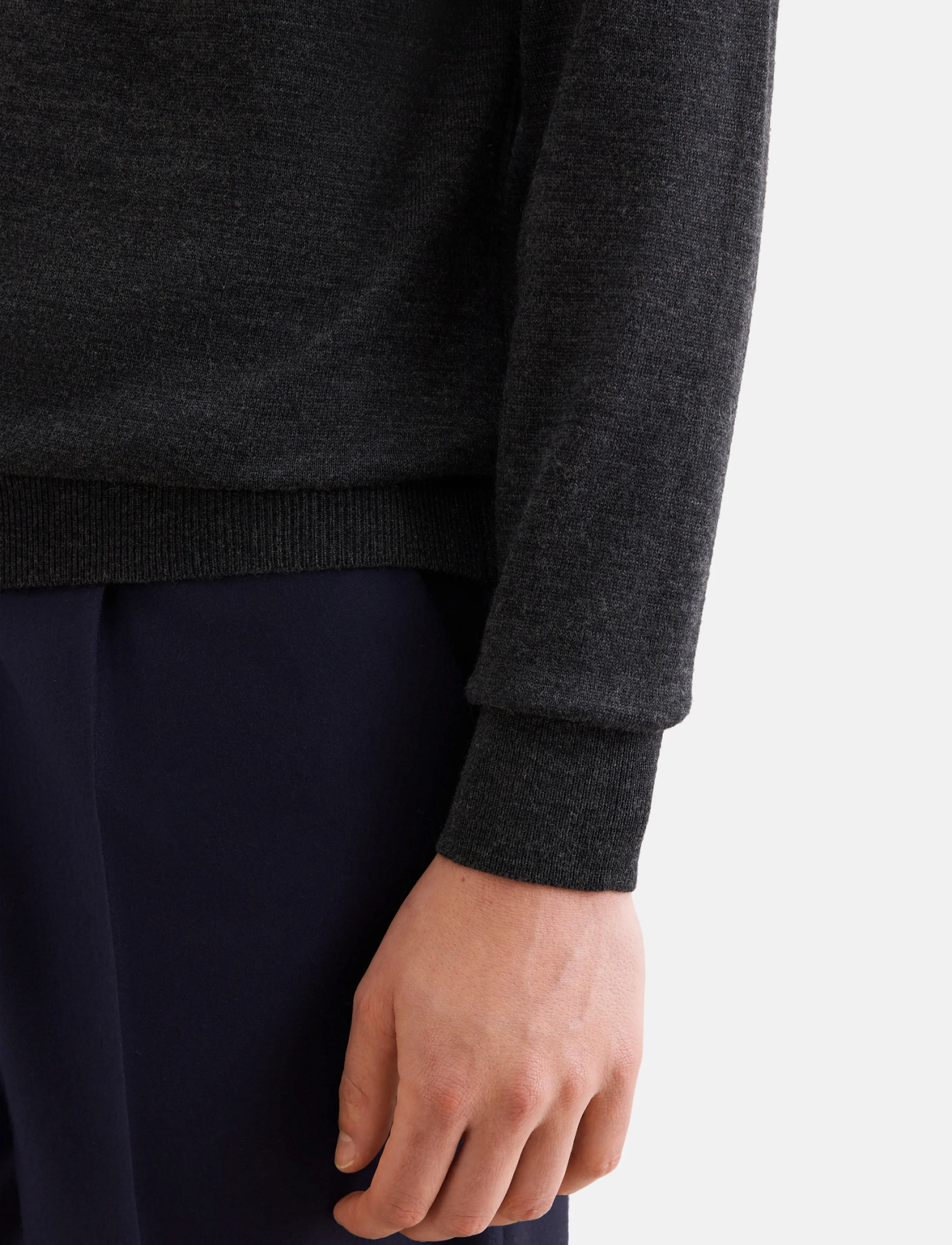 Seidensticker - Sweater knit Regular - anthrazit mÉlange - 3