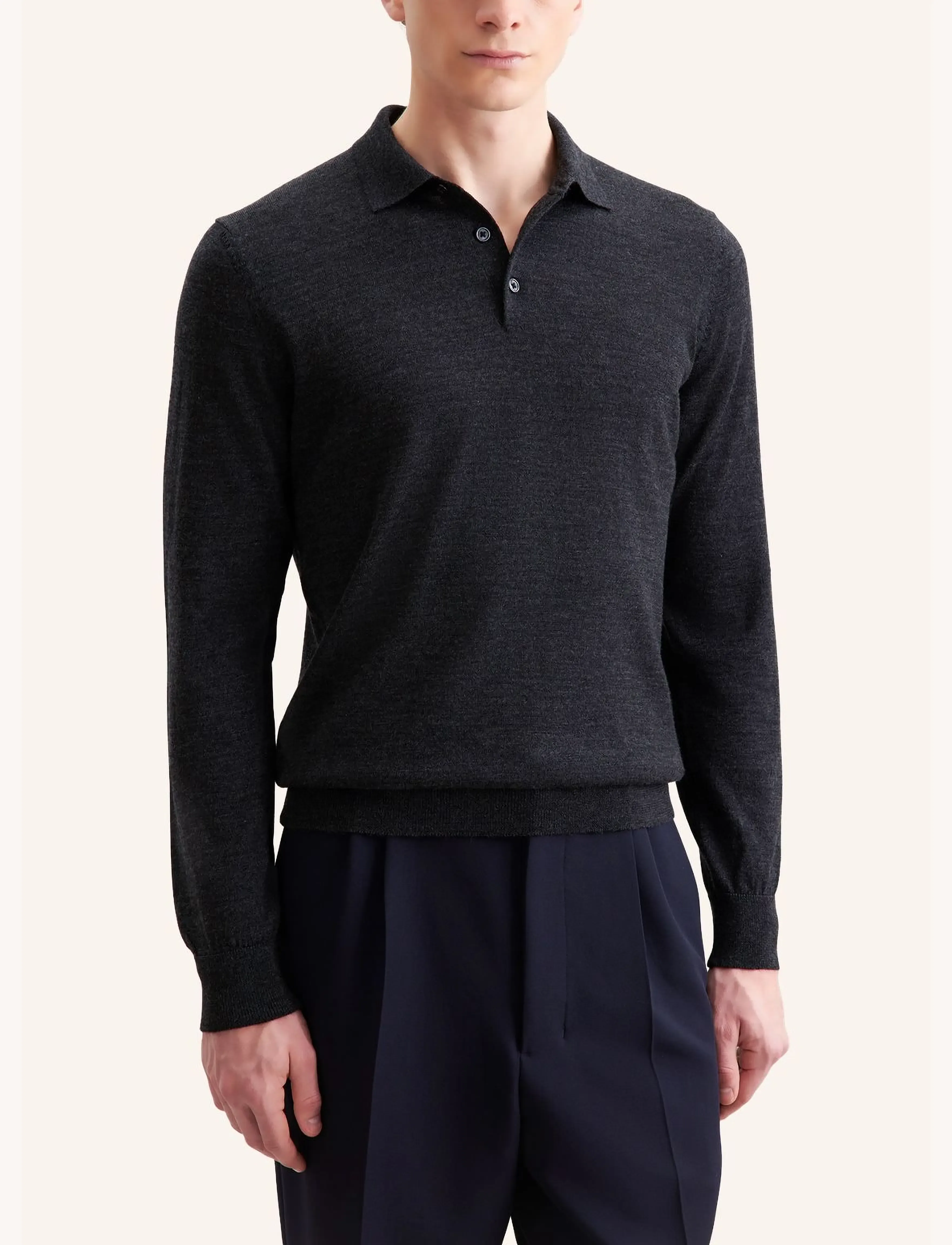 Seidensticker - Sweater knit Regular - anthrazit mÉlange - 4