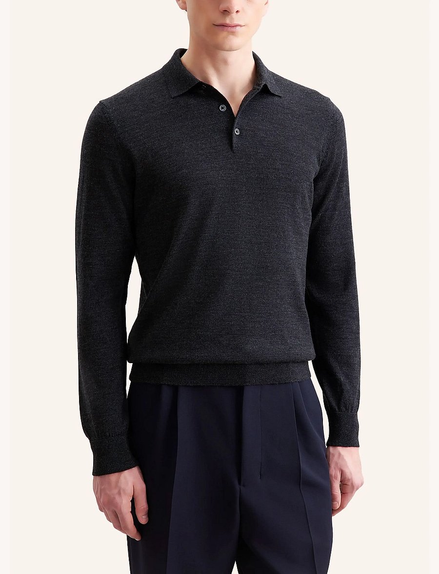 Seidensticker - Sweater knit Regular - anthrazit mÉlange - 4