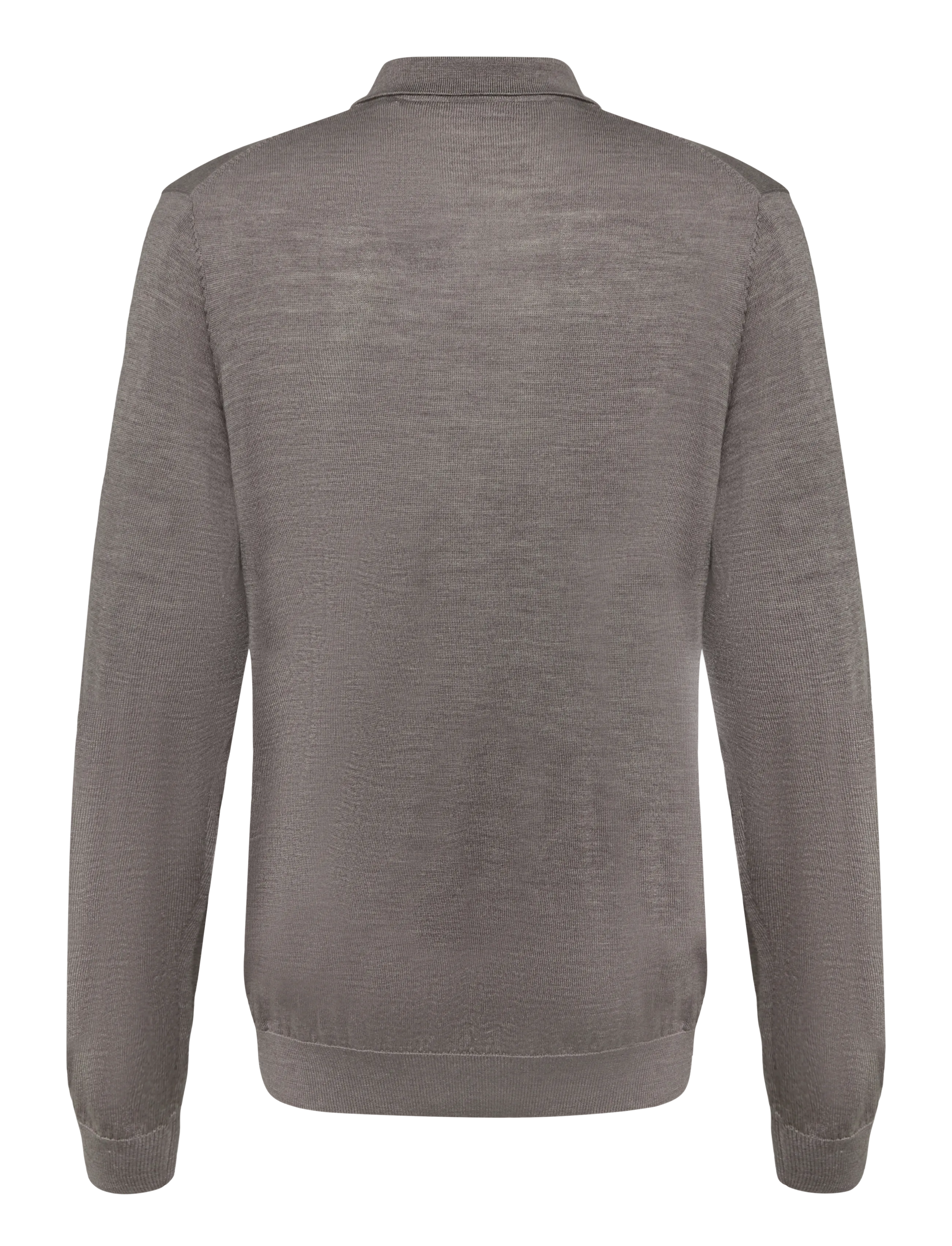 Seidensticker - Sweater knit Regular - pikkade varrukatega kootud polod - nougat mÉlange - 2