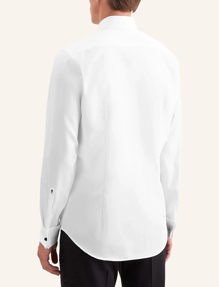 Seidensticker - Gala shirt Slim - smokingusärgid - white - 3