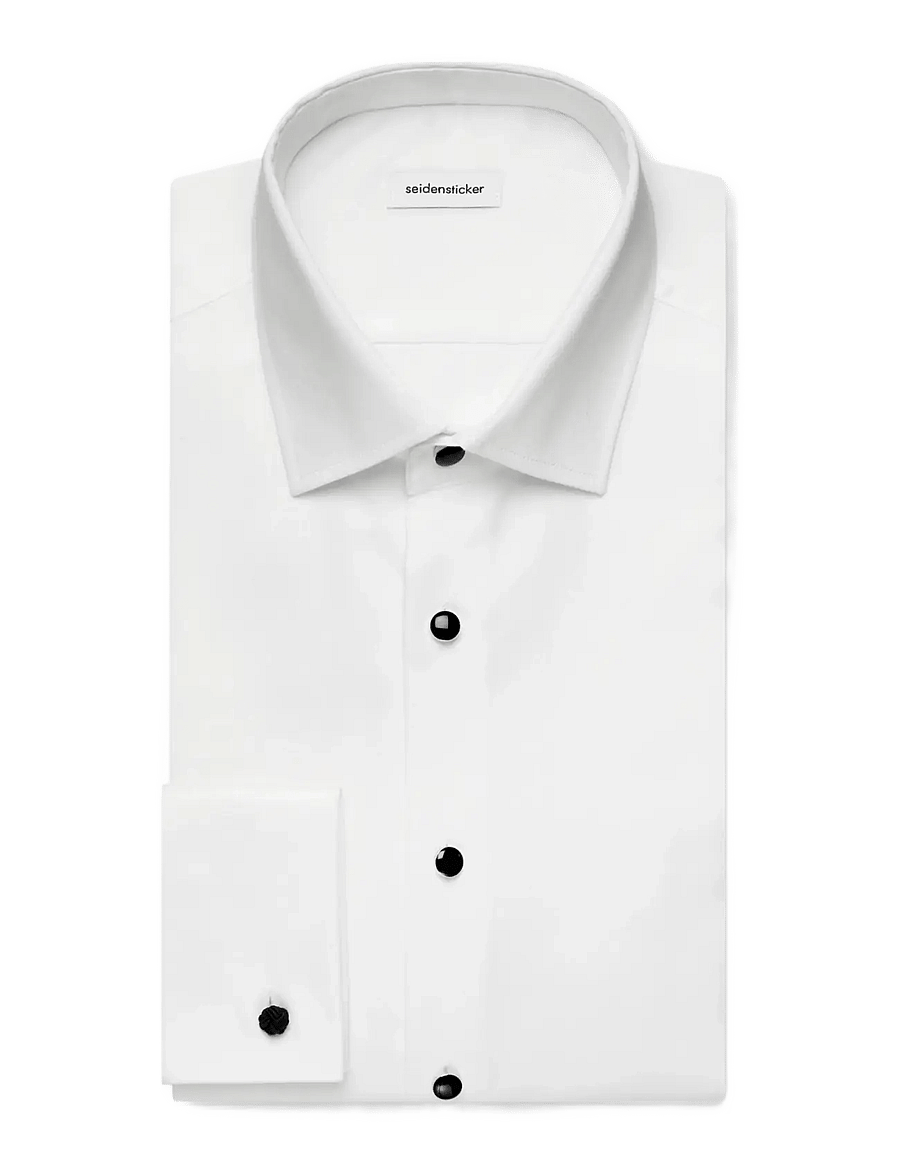 Seidensticker - Gala shirt Slim - smokingusärgid - white - 2