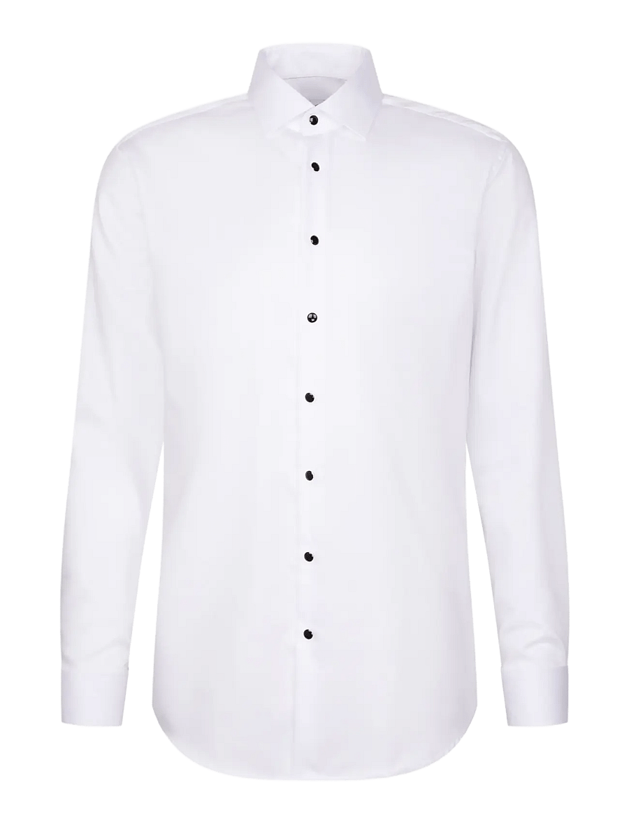 Seidensticker - Gala shirt Regular - ametlikud särgid - white - 0