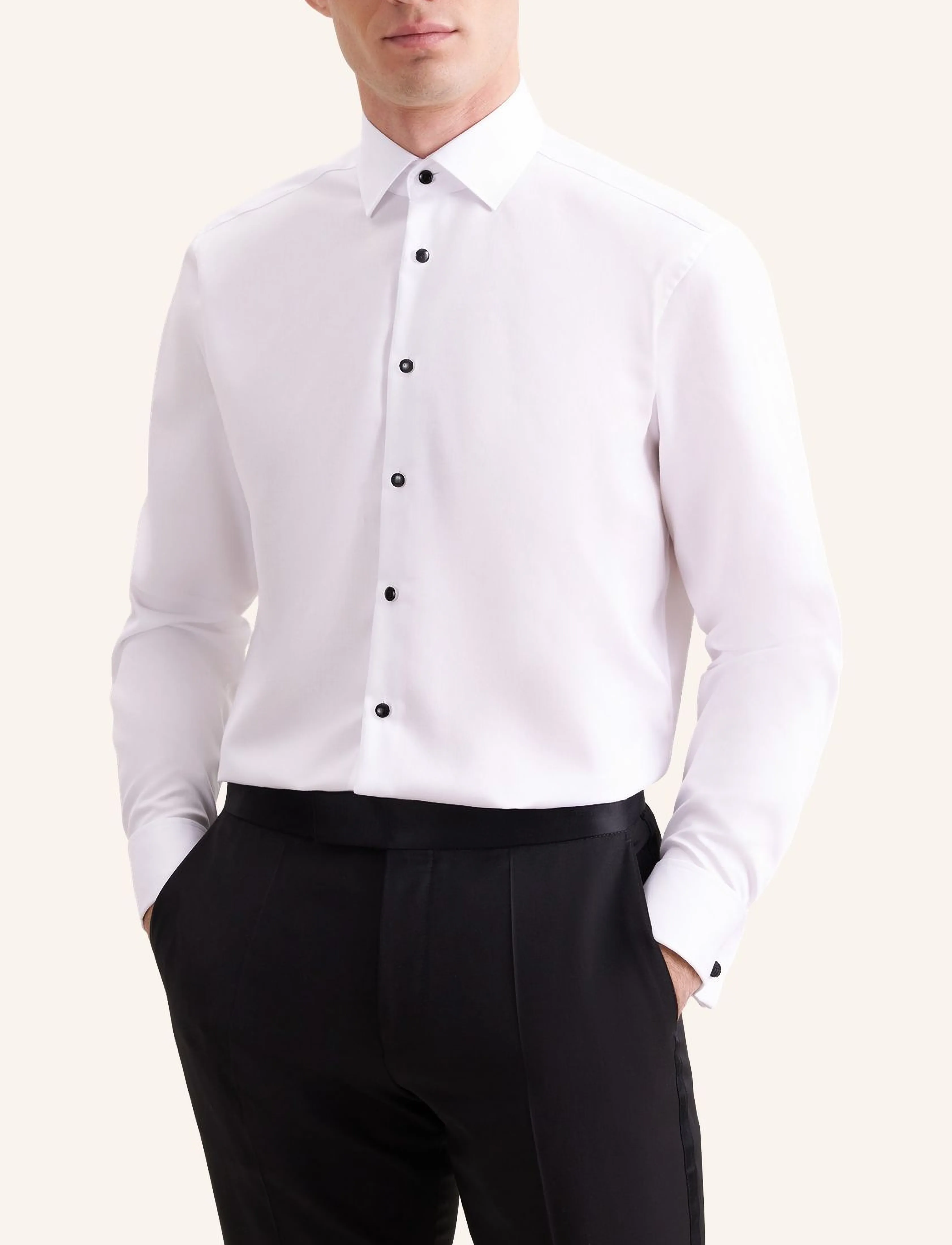 Seidensticker - Gala shirt Regular - white - 4