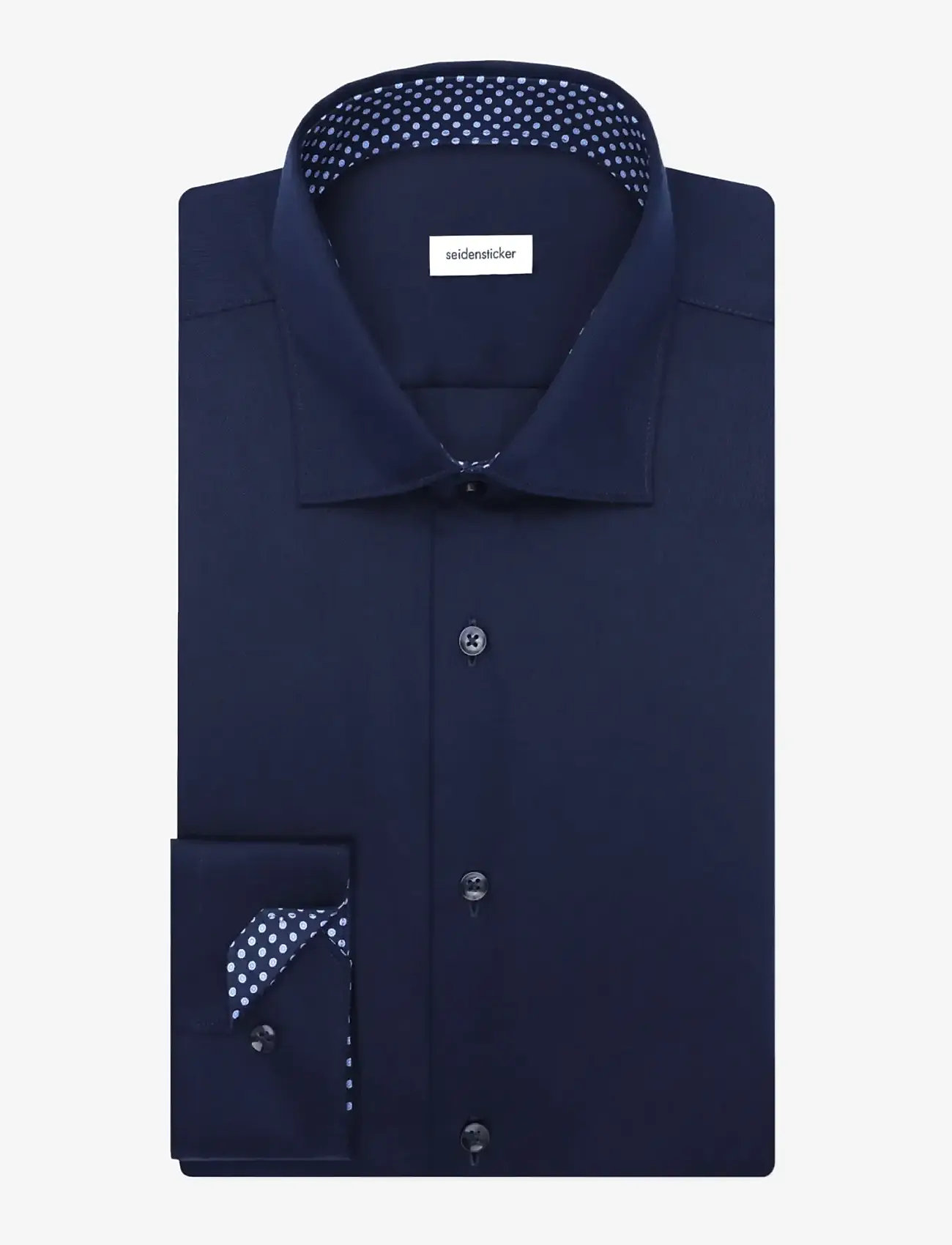 Seidensticker - New Kent 98 Patch 5 - formal shirts - navy - 2