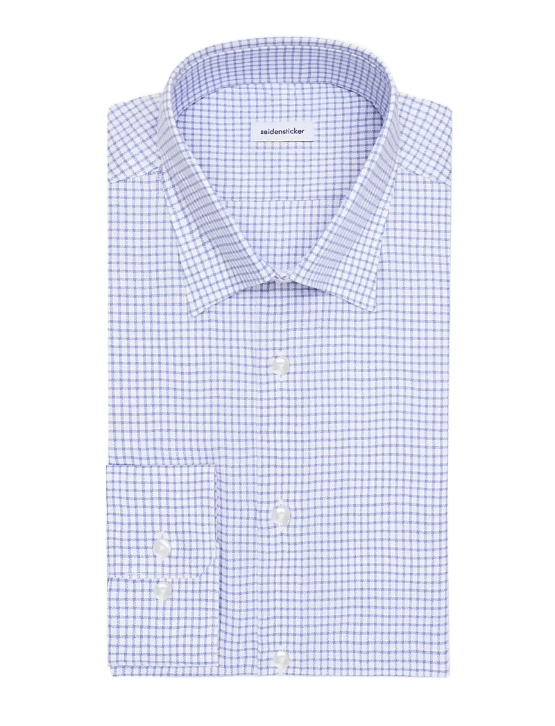 Seidensticker - Business shirt Slim - ruudulised särgid - mid blue - 2
