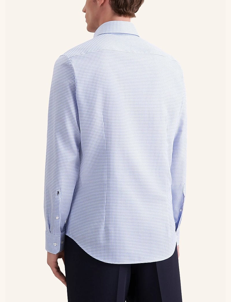 Seidensticker - Business shirt Slim - ruudulised särgid - mid blue - 3
