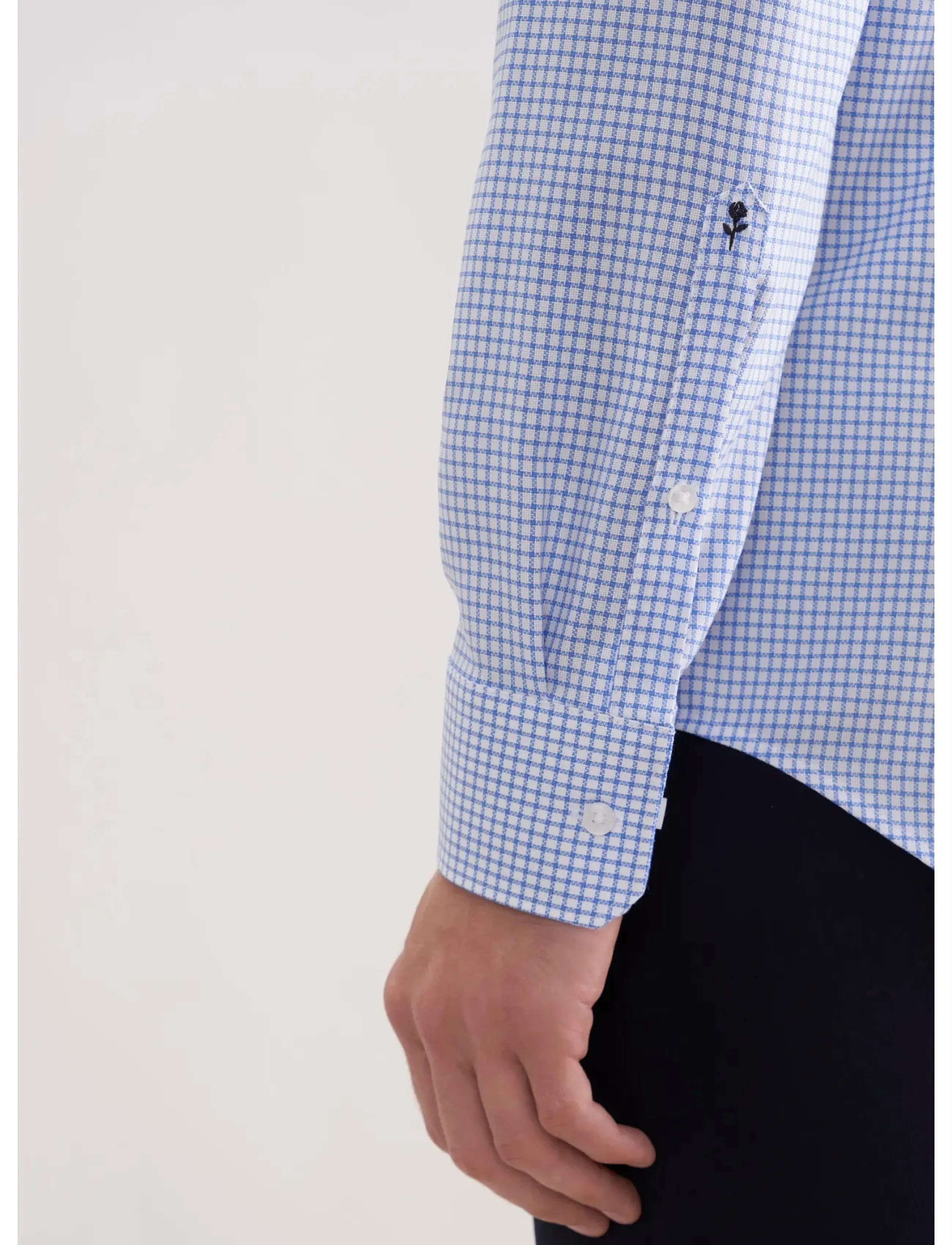 Seidensticker - Business shirt Slim - business skjorter - mid blue - 4
