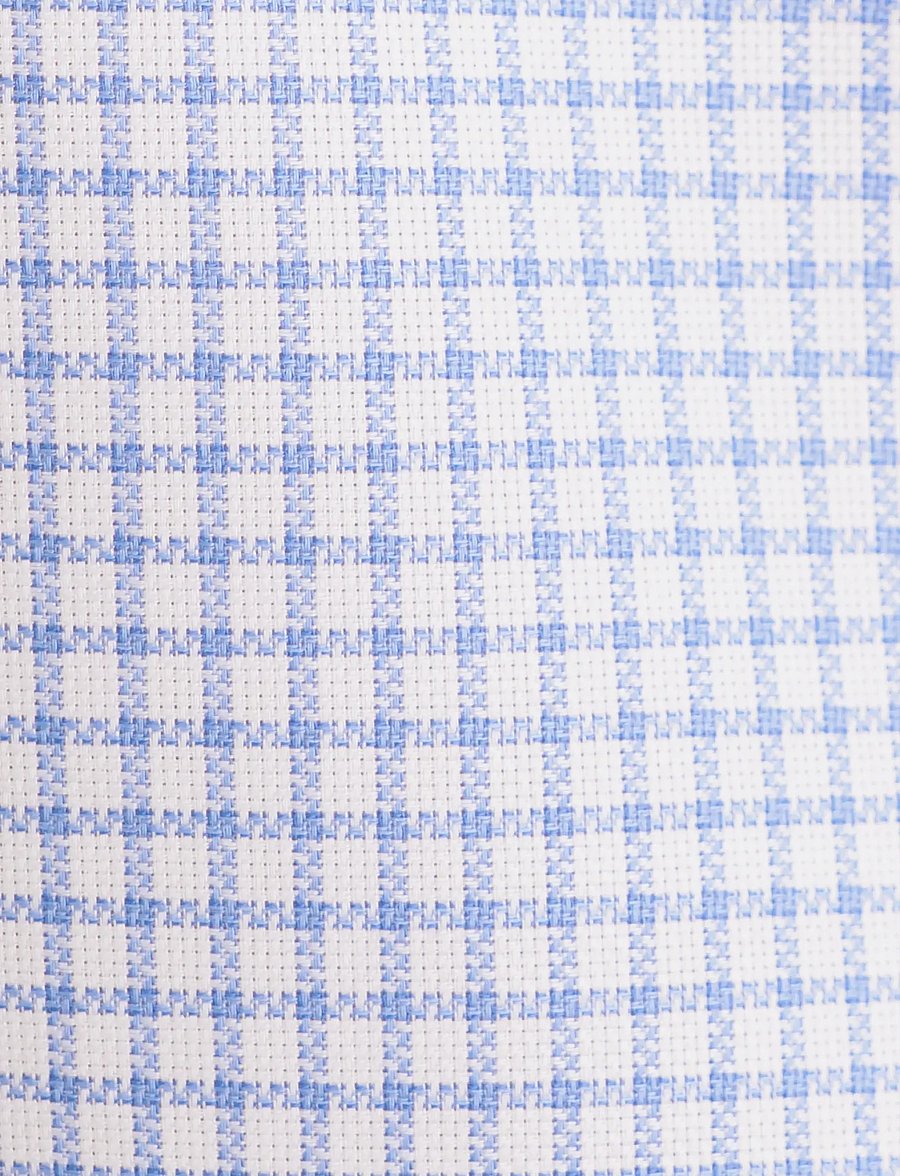 Seidensticker - Business shirt Slim - rūtaini krekli - mid blue - 5