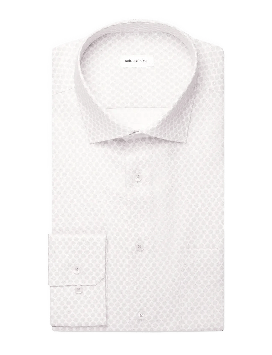 Seidensticker - Business shirt Regular - mustriga särgid - beige - 2