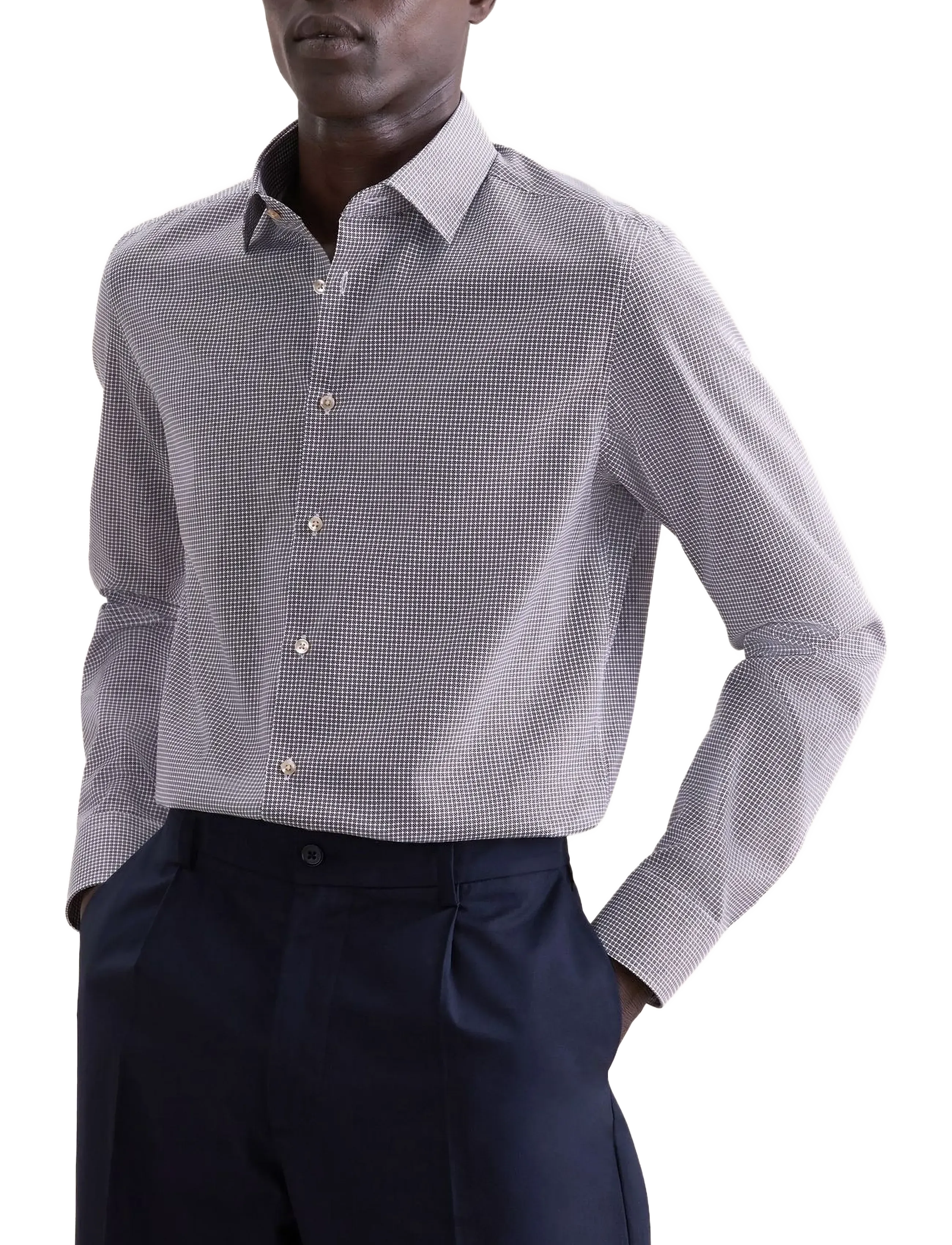 Seidensticker Business Shirt Slim, 38, Shirts, Grau - Männerswear
