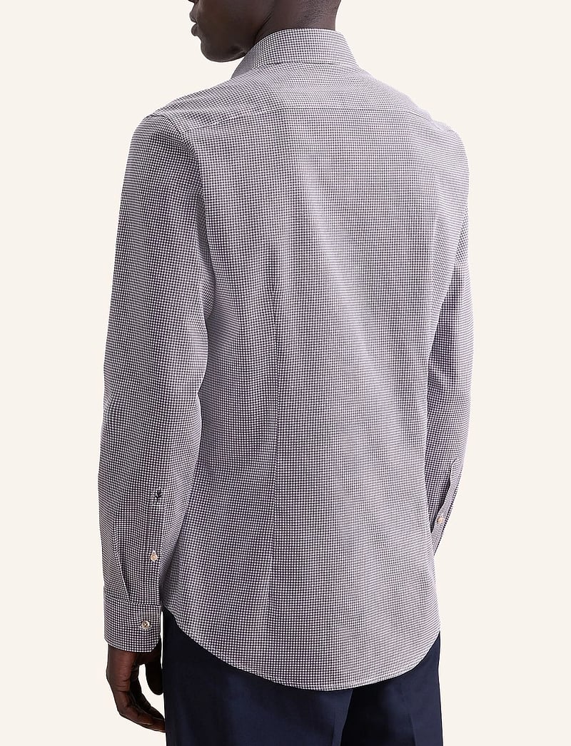 Seidensticker - New Kent 98 - mönstrade skjortor - beige - 2