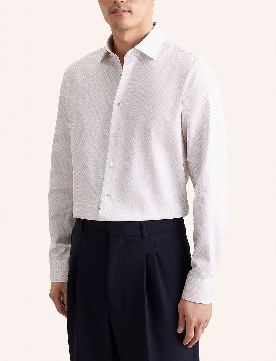 Seidensticker - Business shirt Slim - formelle hemden - beige - 0