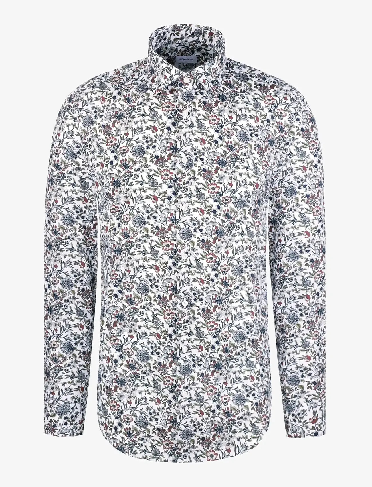 Seidensticker - New Kent 98 - mönstrade skjortor - olive - 1