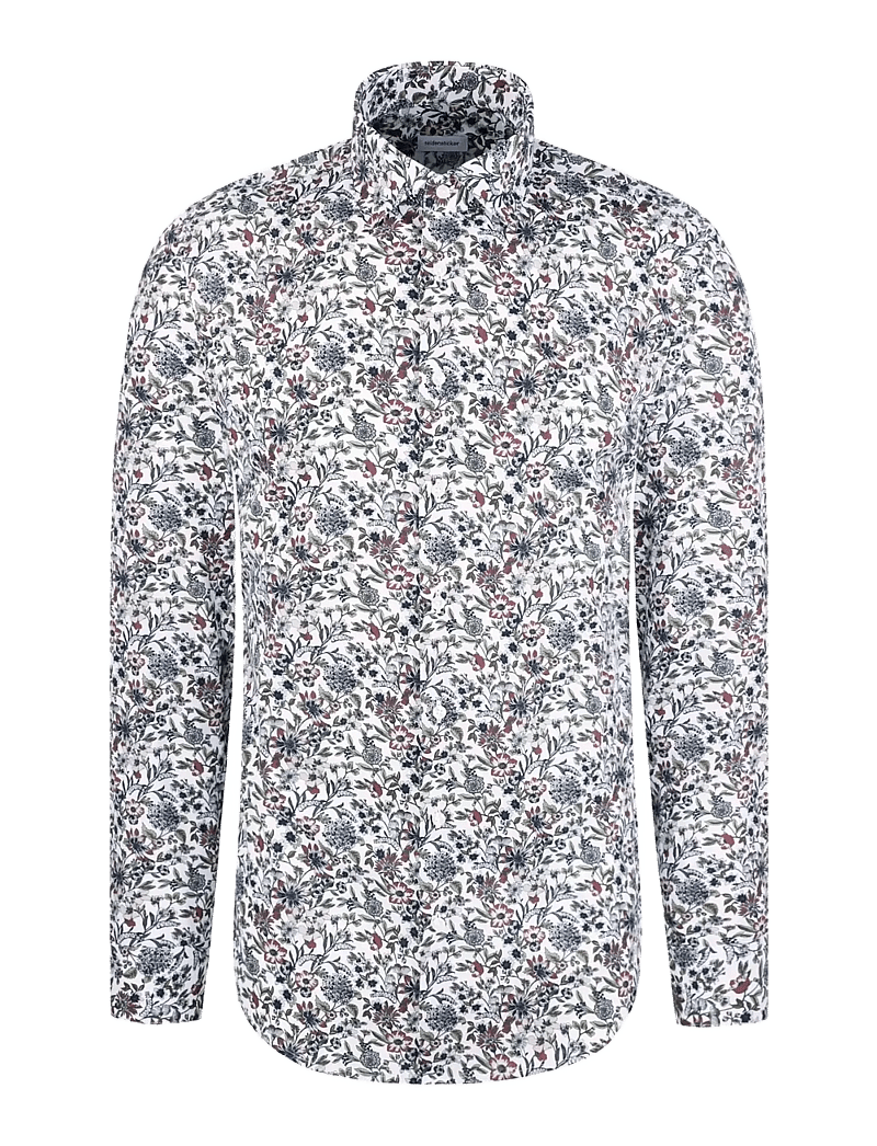 Seidensticker - New Kent 98 - mönstrade skjortor - olive - 1