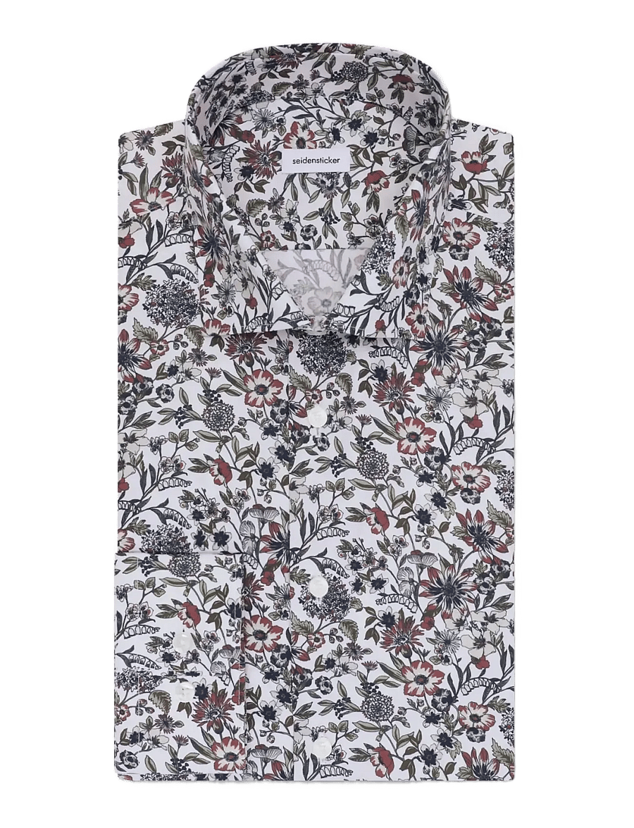 Seidensticker - Business shirt Slim - pattern shirts - olive - 2