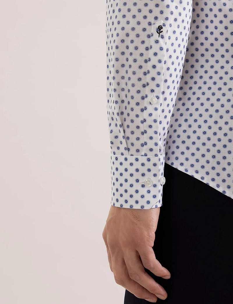 Seidensticker - New Kent 98 - kostymskjortor - mid blue - 4