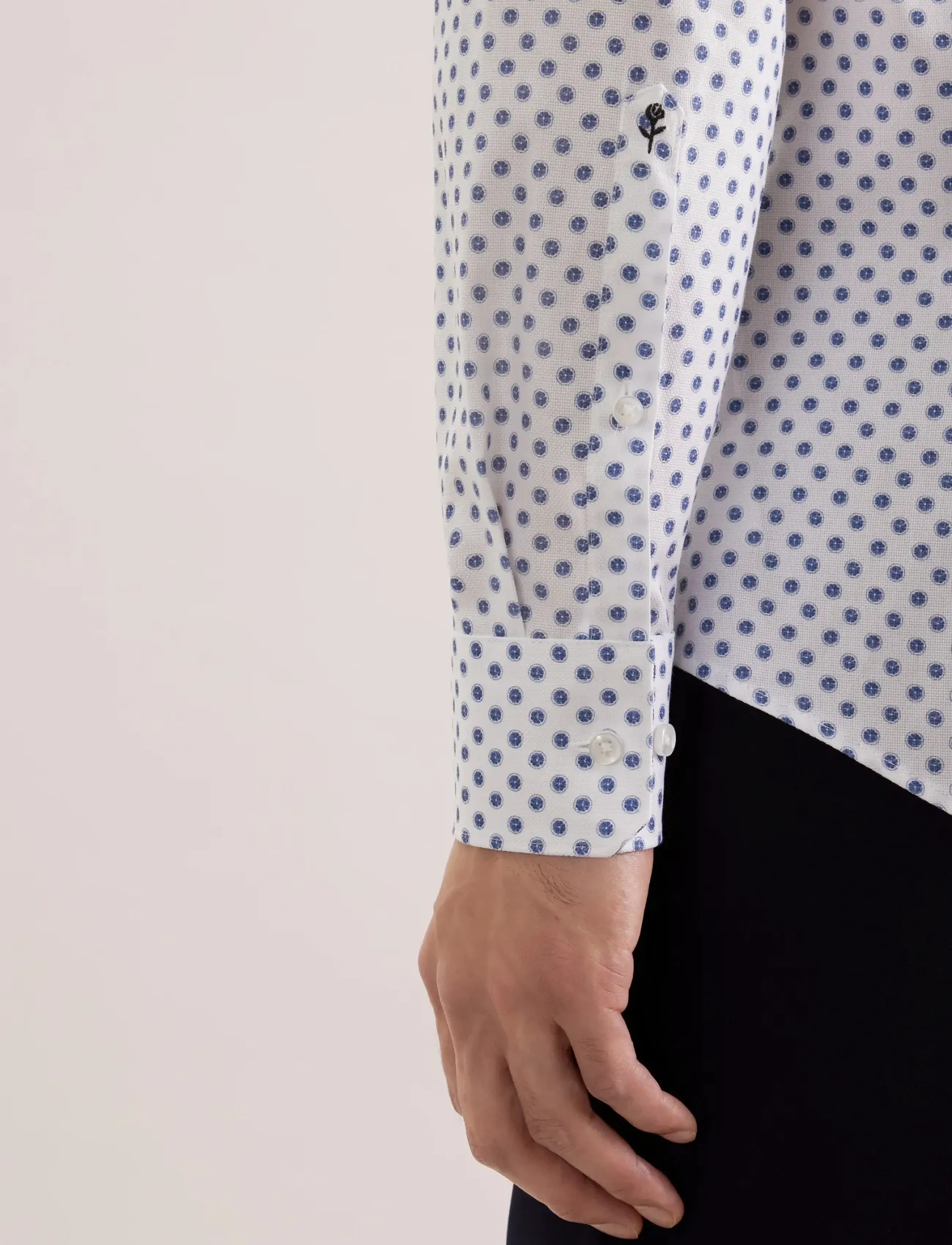 Seidensticker - Business shirt Slim - kostymskjortor - mid blue - 4