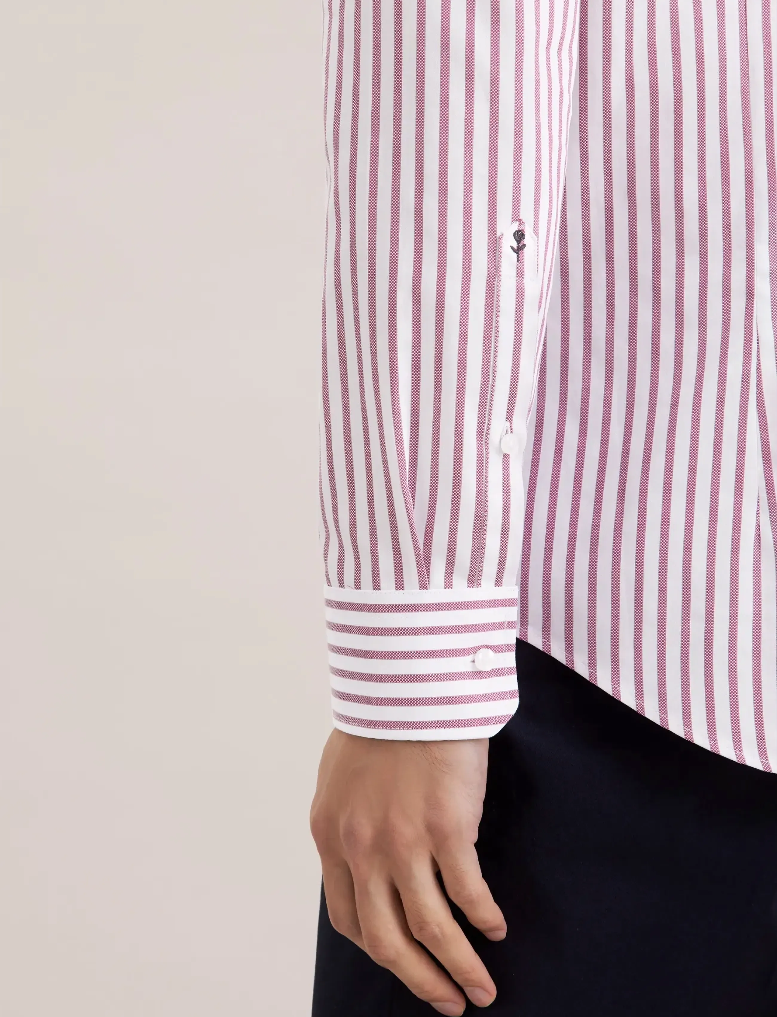 Seidensticker - Business shirt Slim - lietišķā stila krekli - berry - 4