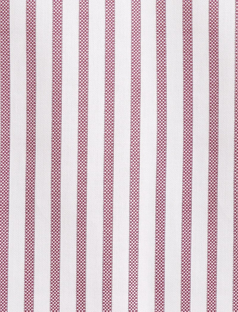 Seidensticker - Spread Kent 98 - randiga skjortor - berry - 5