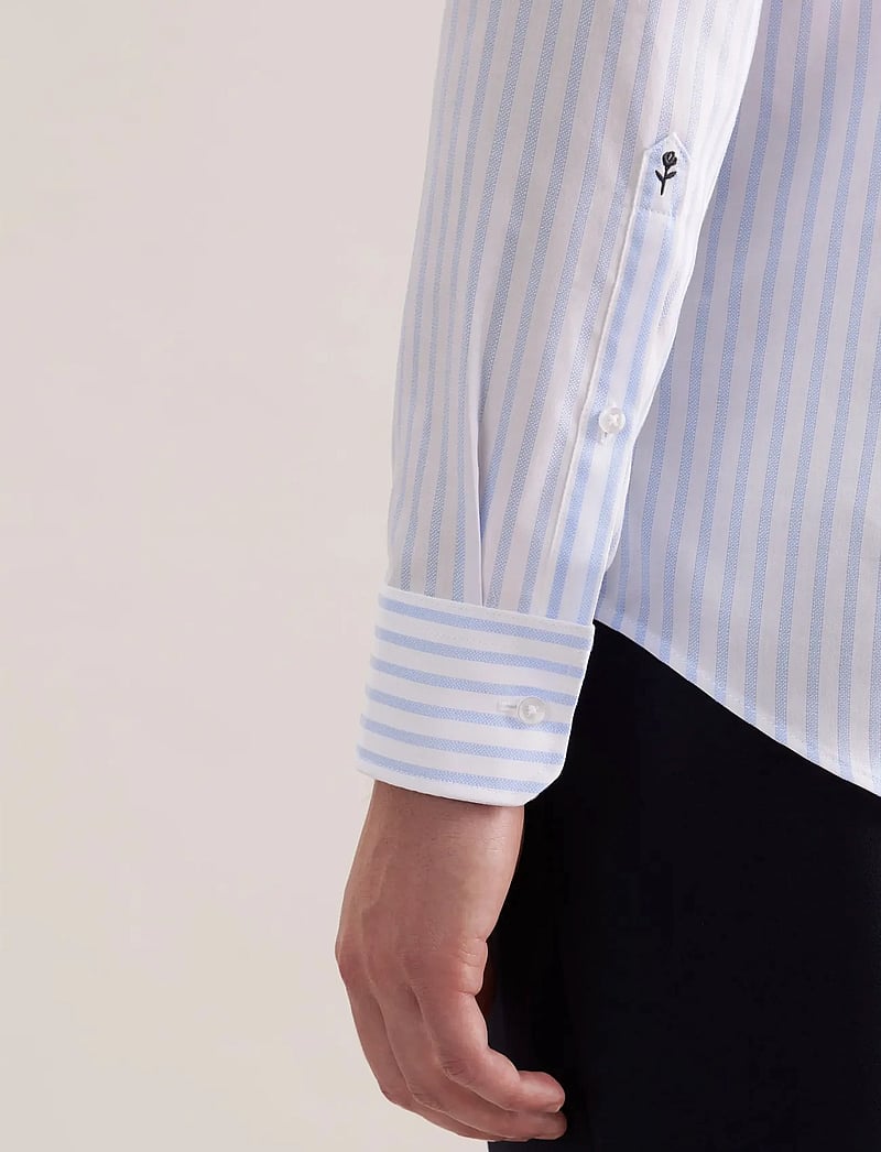 Seidensticker - Spread Kent 98 - triibulised särgid - light blue - 4