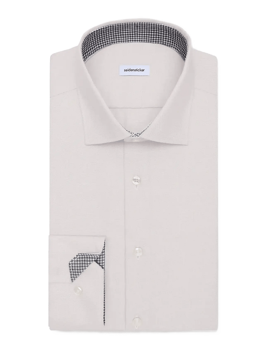 Seidensticker - Business shirt Slim - pattern shirts - beige - 2