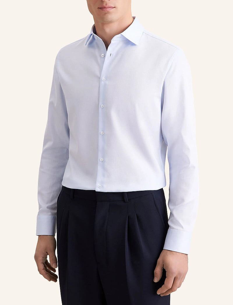 Seidensticker - New Kent 98 Patch 5 - mustriga särgid - light blue - 0