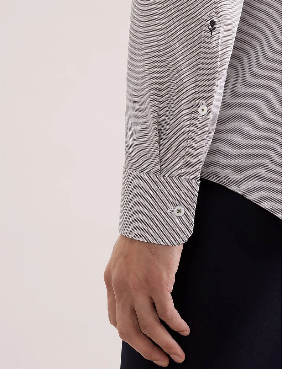 Seidensticker - Business shirt Slim - pattern shirts - olive - 4