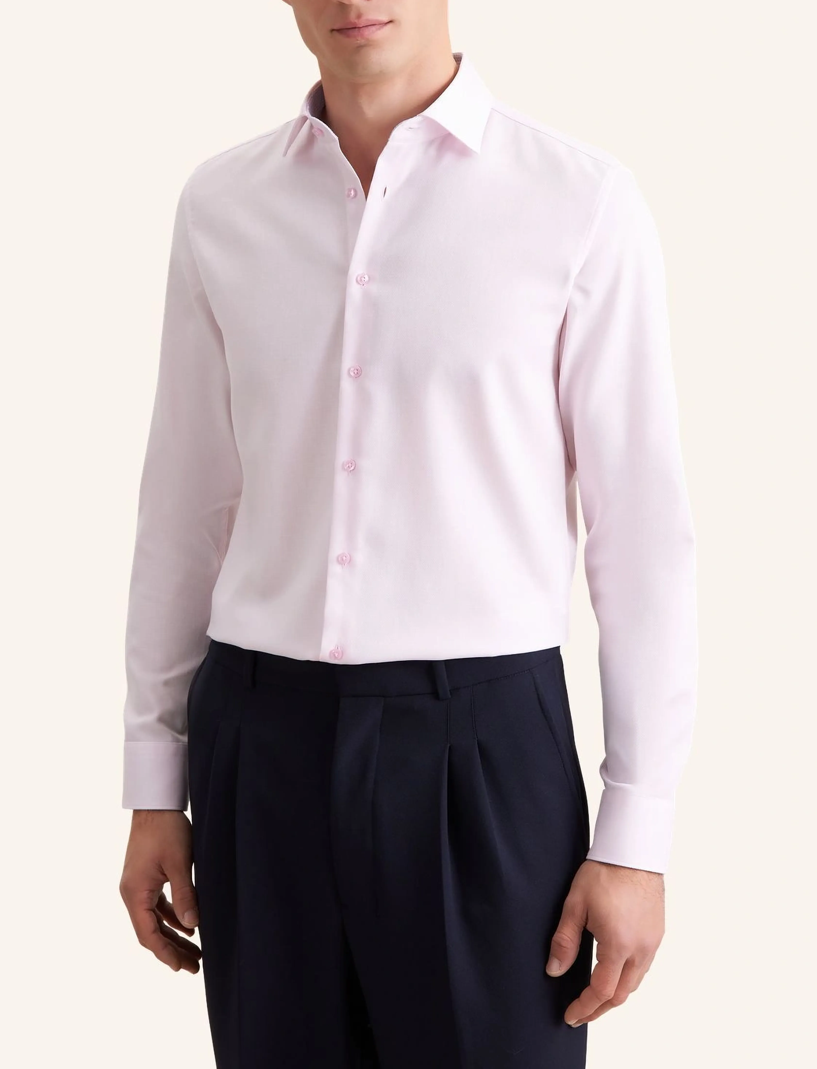 Seidensticker Business Shirt Slim, 39, Shirts, Rosa - Männerswear