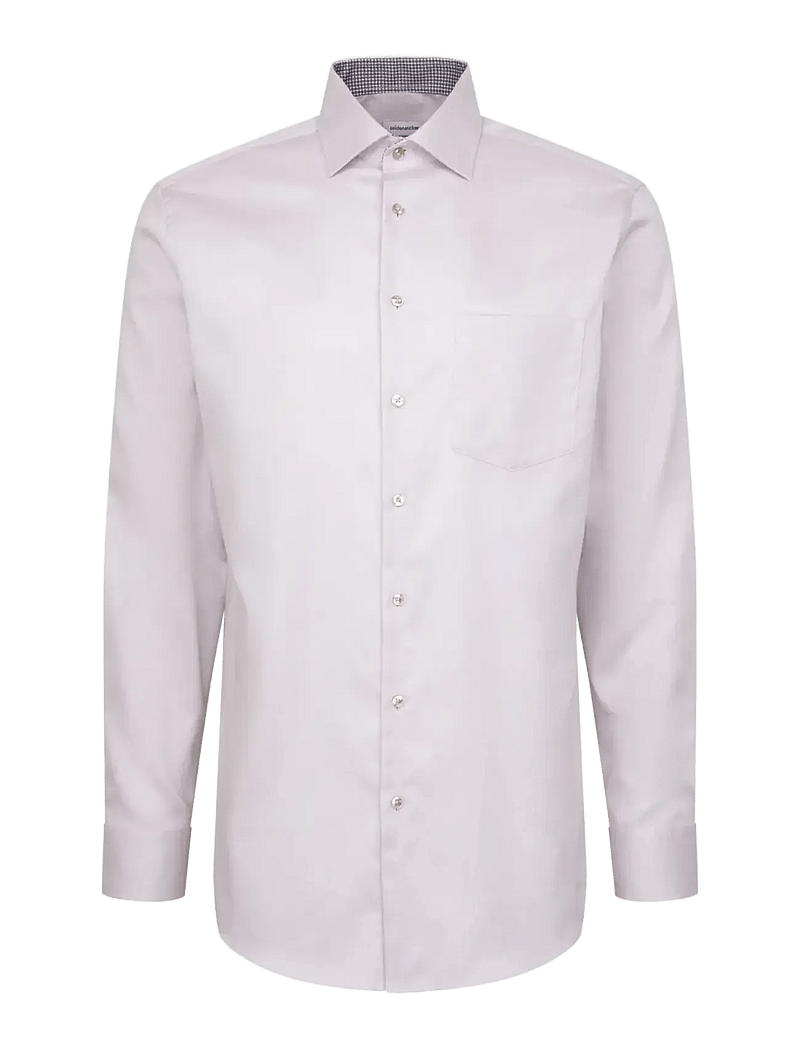 Seidensticker - New Kent 108 Patch 5 - kostymskjortor - beige - 1