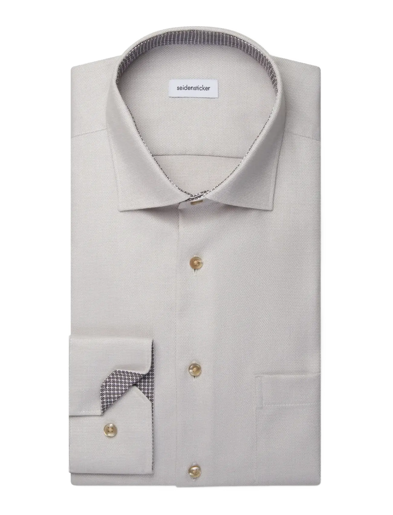 Seidensticker - Business shirt Regular - business skjorter - beige - 2