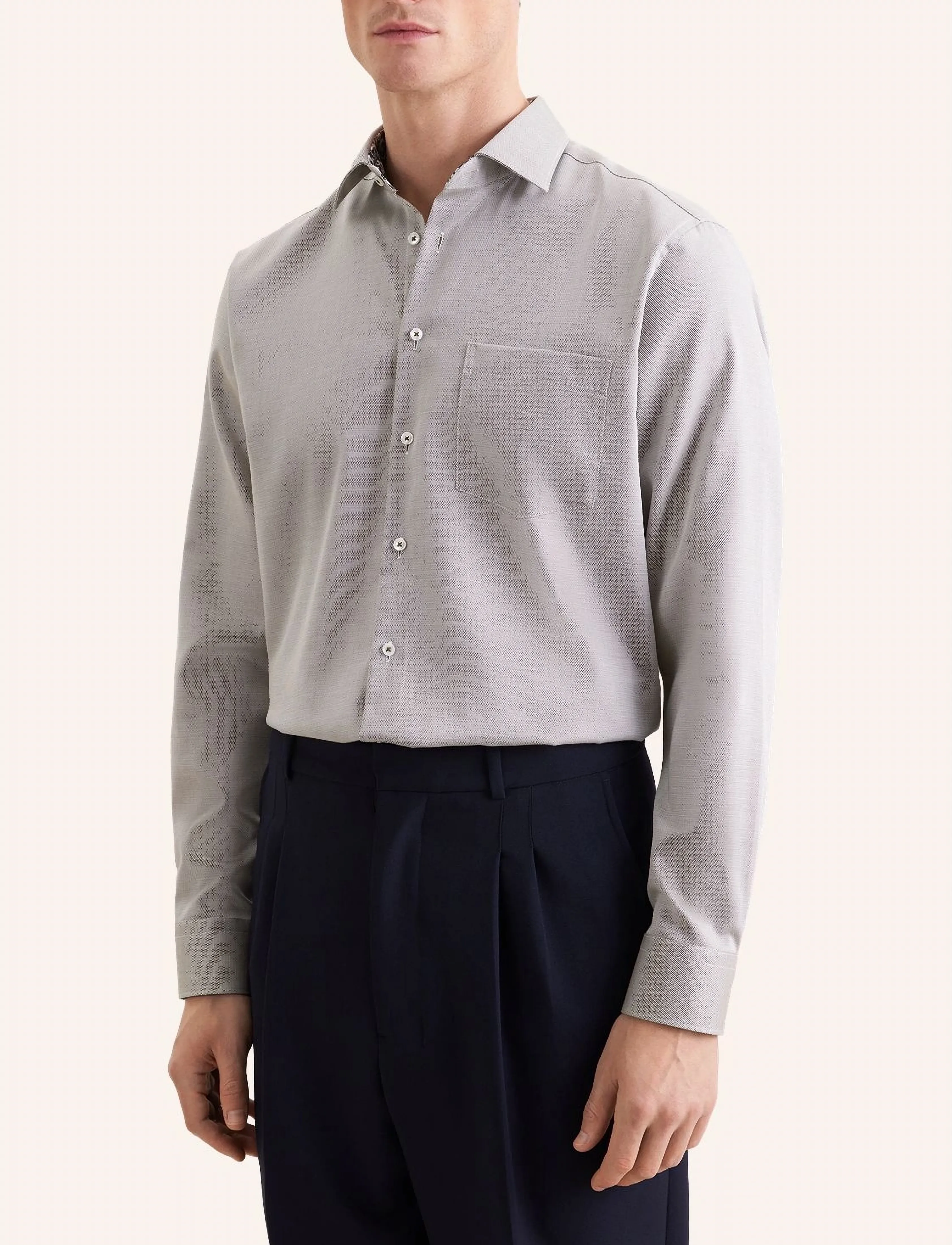 Seidensticker New Kent 108 Patch 5 - Kleidung - OLIVE / grey