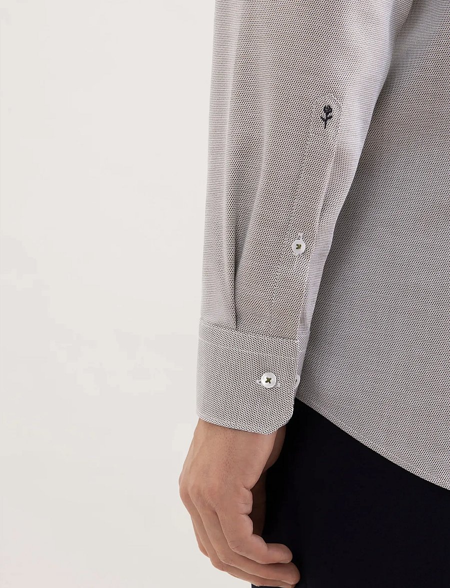 Seidensticker - Business shirt Regular - kostymskjortor - olive - 3