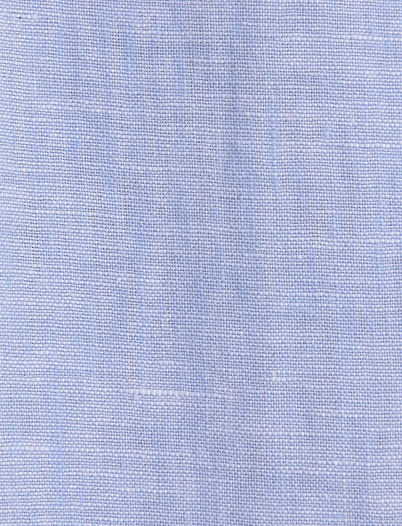 Seidensticker - Linen shirt Regular - hørskjorter - light blue - 5