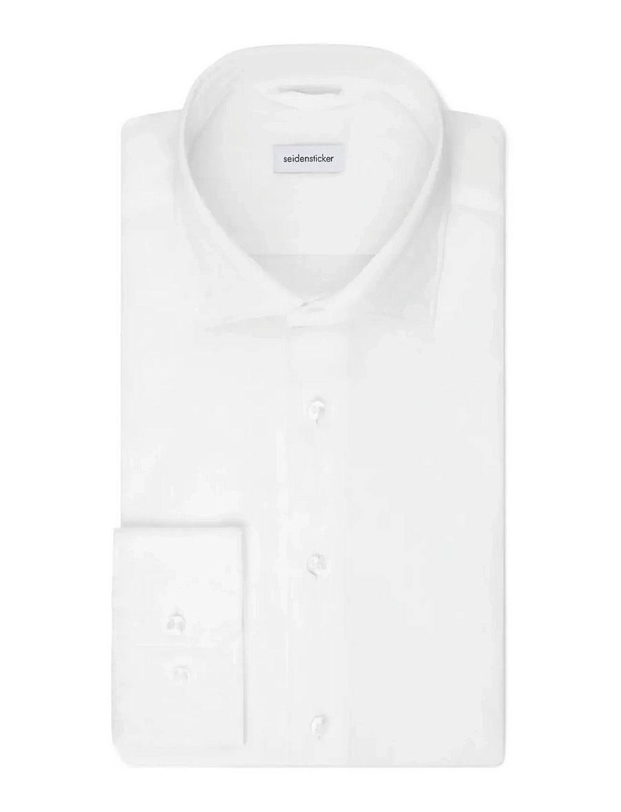 Seidensticker - Linen shirt Regular - linased särgid - white - 2
