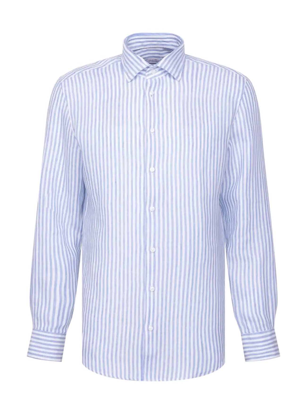 SEIDENSTICKER Linen Shirt Regular Blau - 46 - Herren