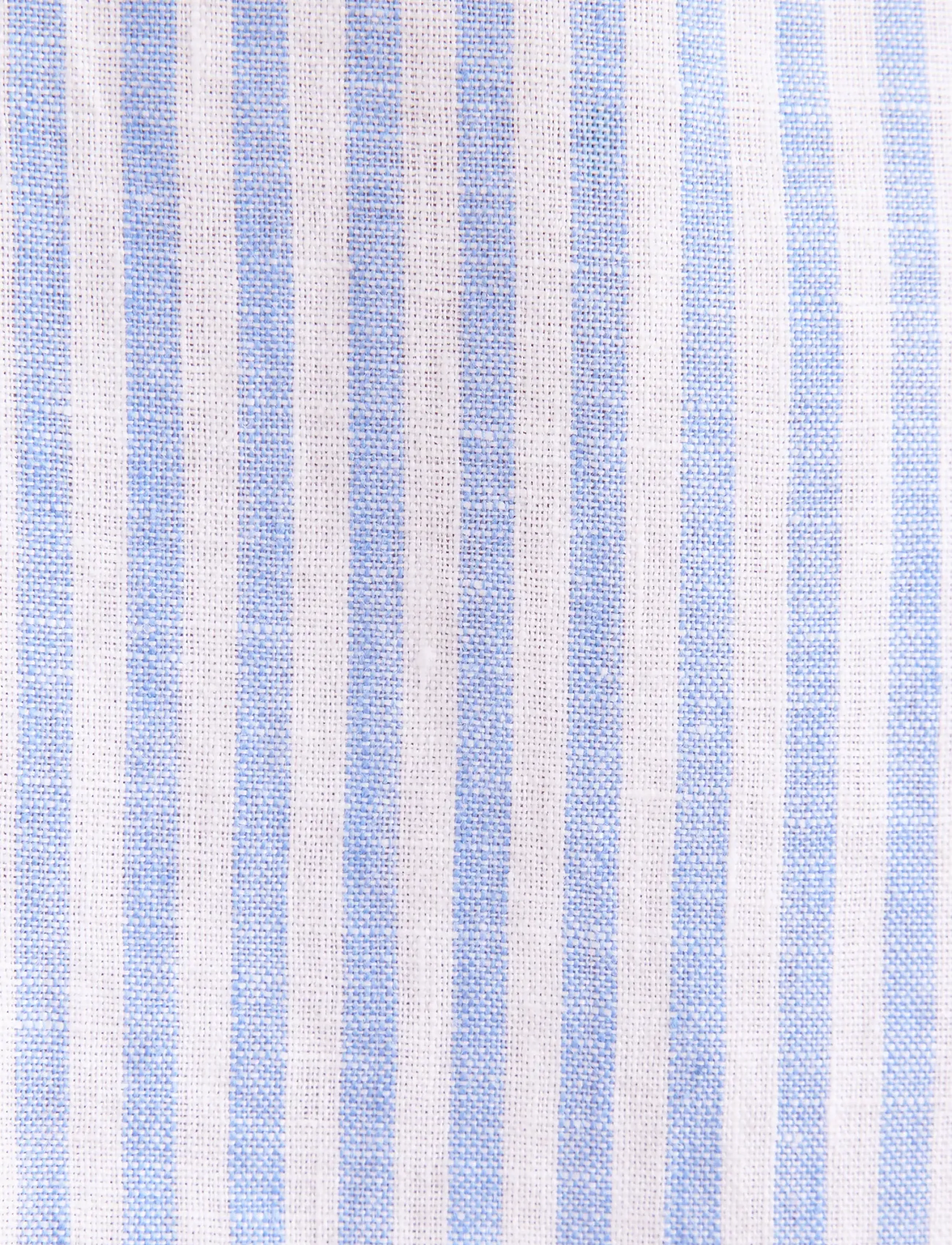 Seidensticker - Linen shirt Regular - linasest riidest särgid - light blue - 5