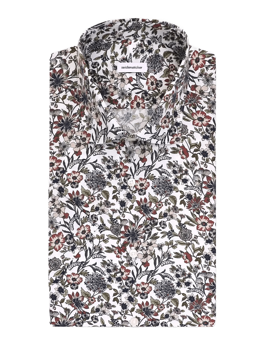 Seidensticker - Business shirt Regular - kurzarmhemden - olive - 2