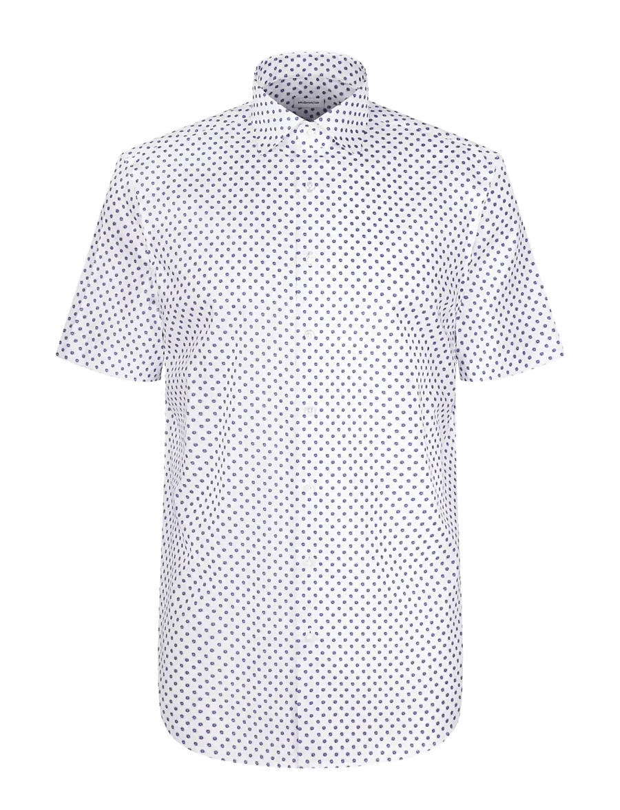 Seidensticker - Business shirt Regular - kurzarmhemden - mid blue - 1