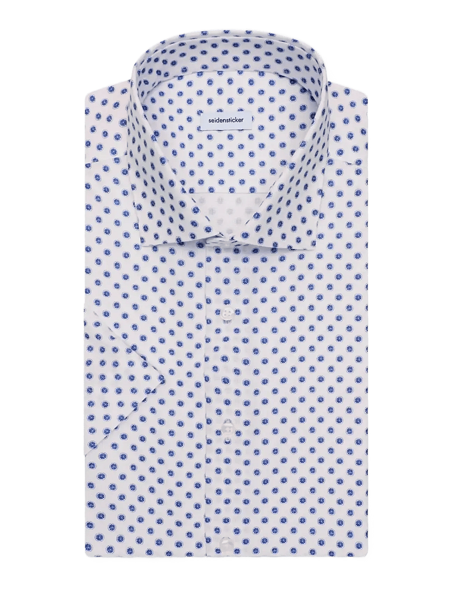 Seidensticker - Business shirt Regular - kurzarmhemden - mid blue - 2