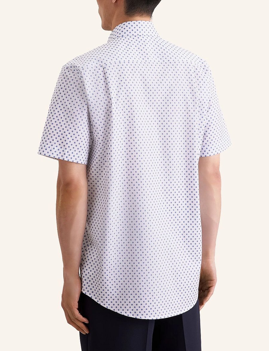 Seidensticker - Business shirt Regular - kurzarmhemden - mid blue - 3