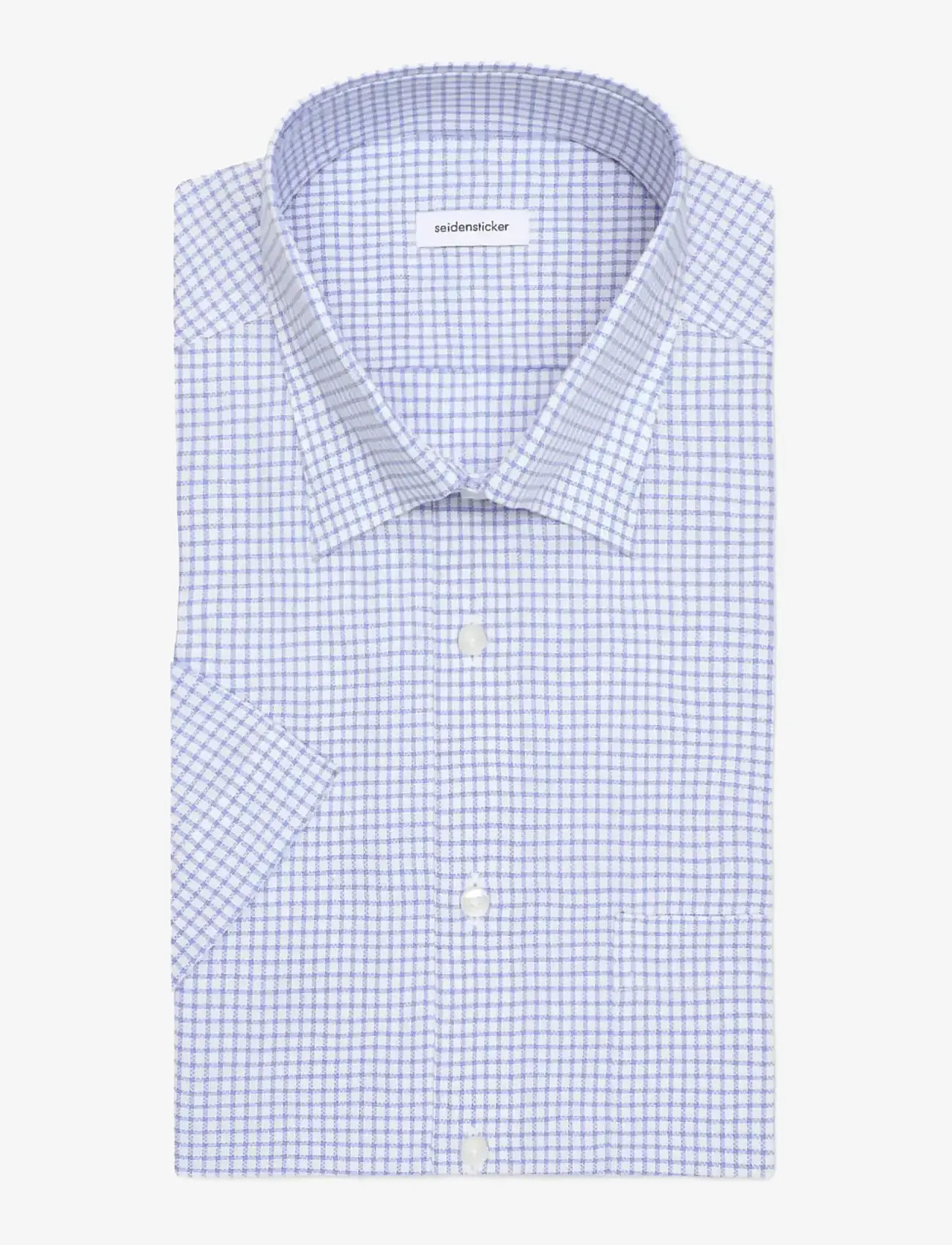 Seidensticker - Business shirt Regular - kortærmede skjorter - mid blue - 2