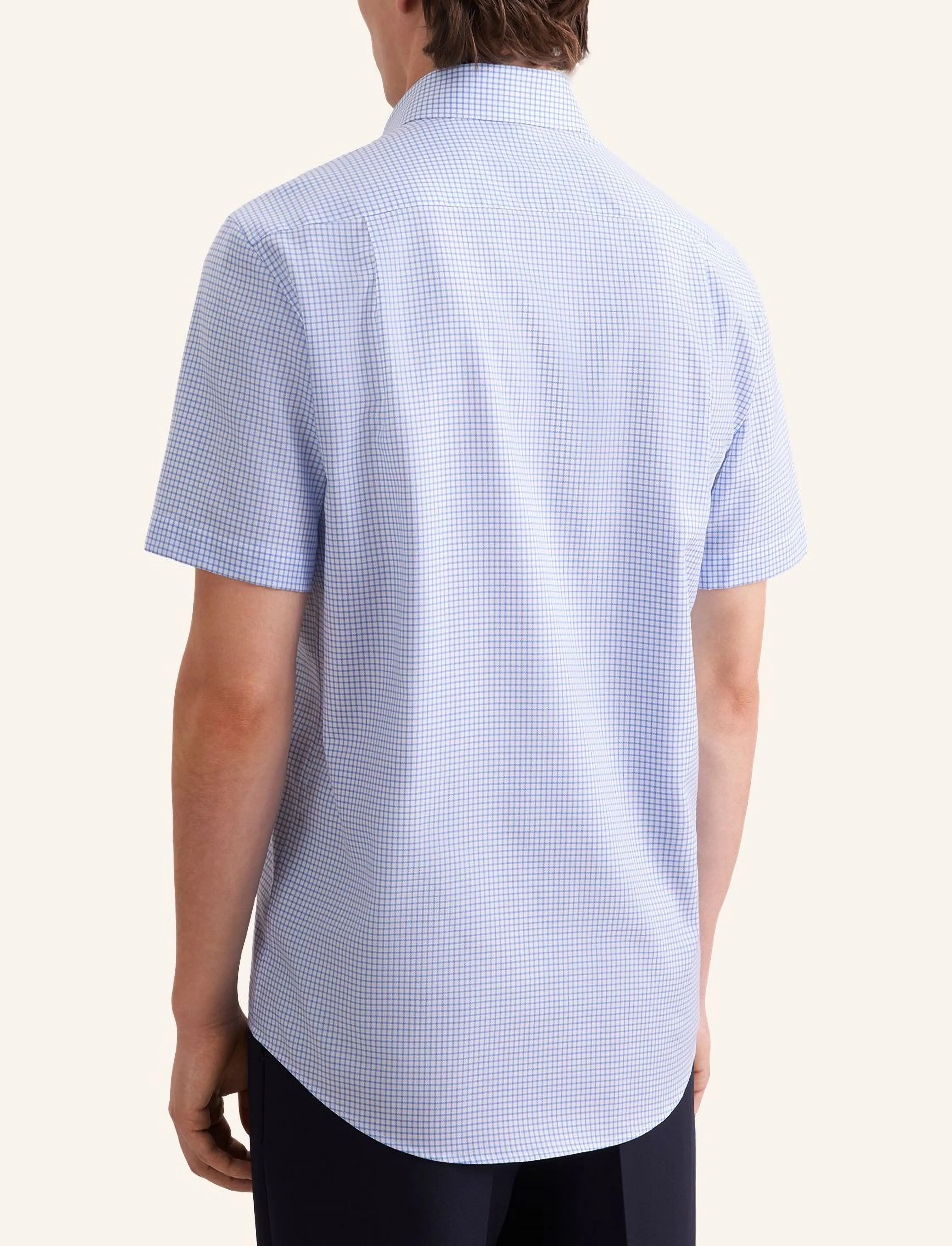 Seidensticker - Business shirt Regular - short-sleeved shirts - mid blue - 3