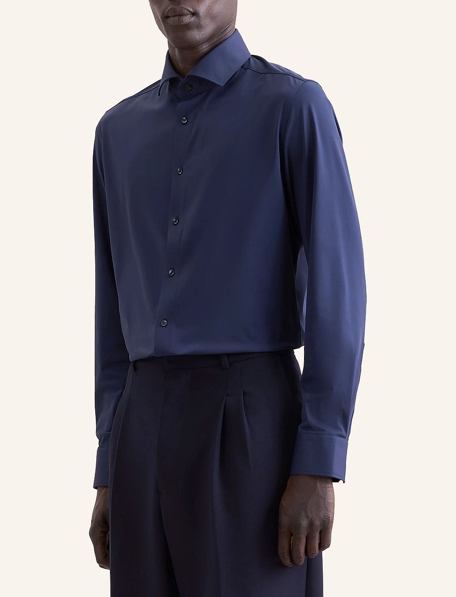 Seidensticker - Performance shirt Slim - muodolliset kauluspaidat - dark blue - 0