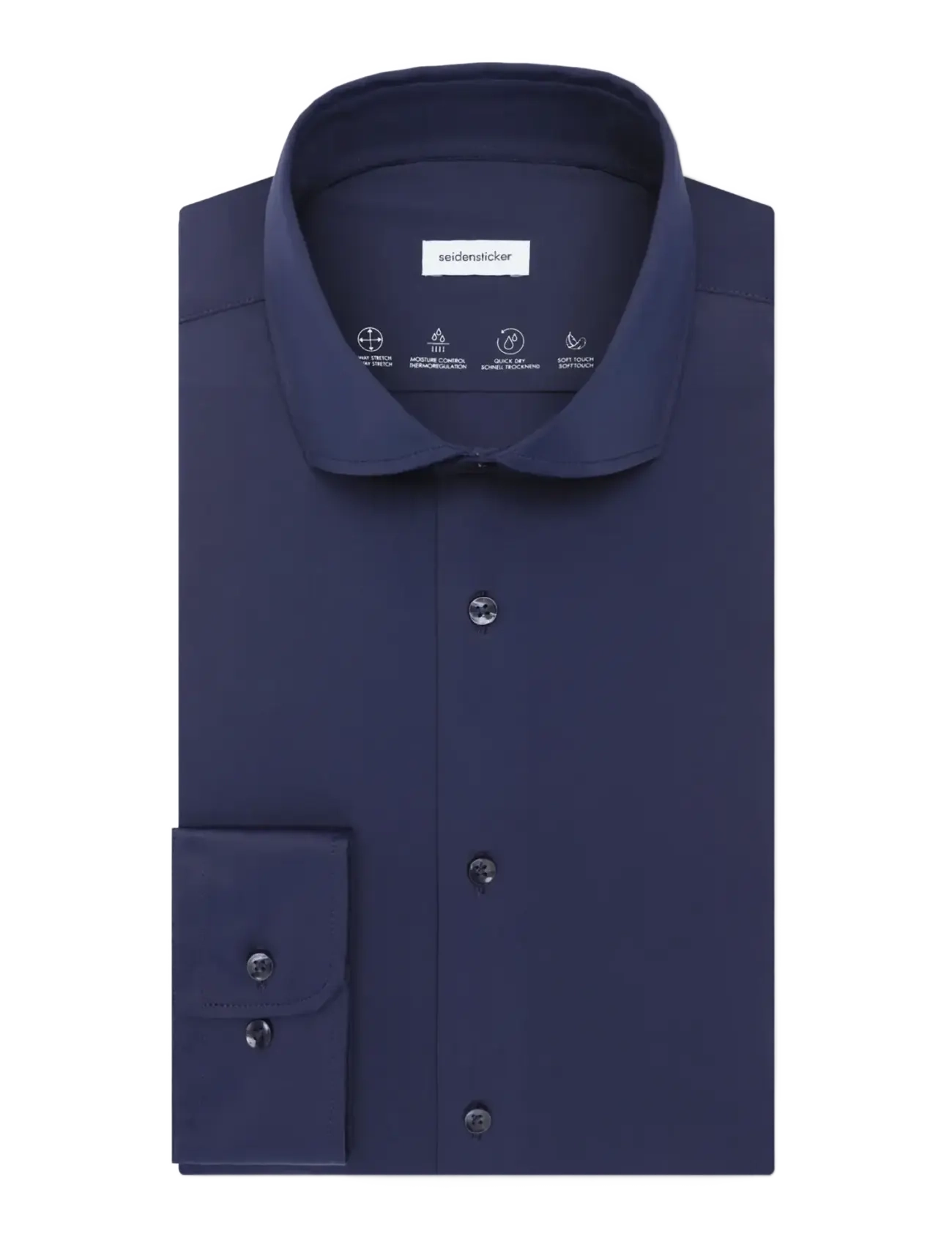 Seidensticker - Performance shirt Slim - formal shirts - dark blue - 2