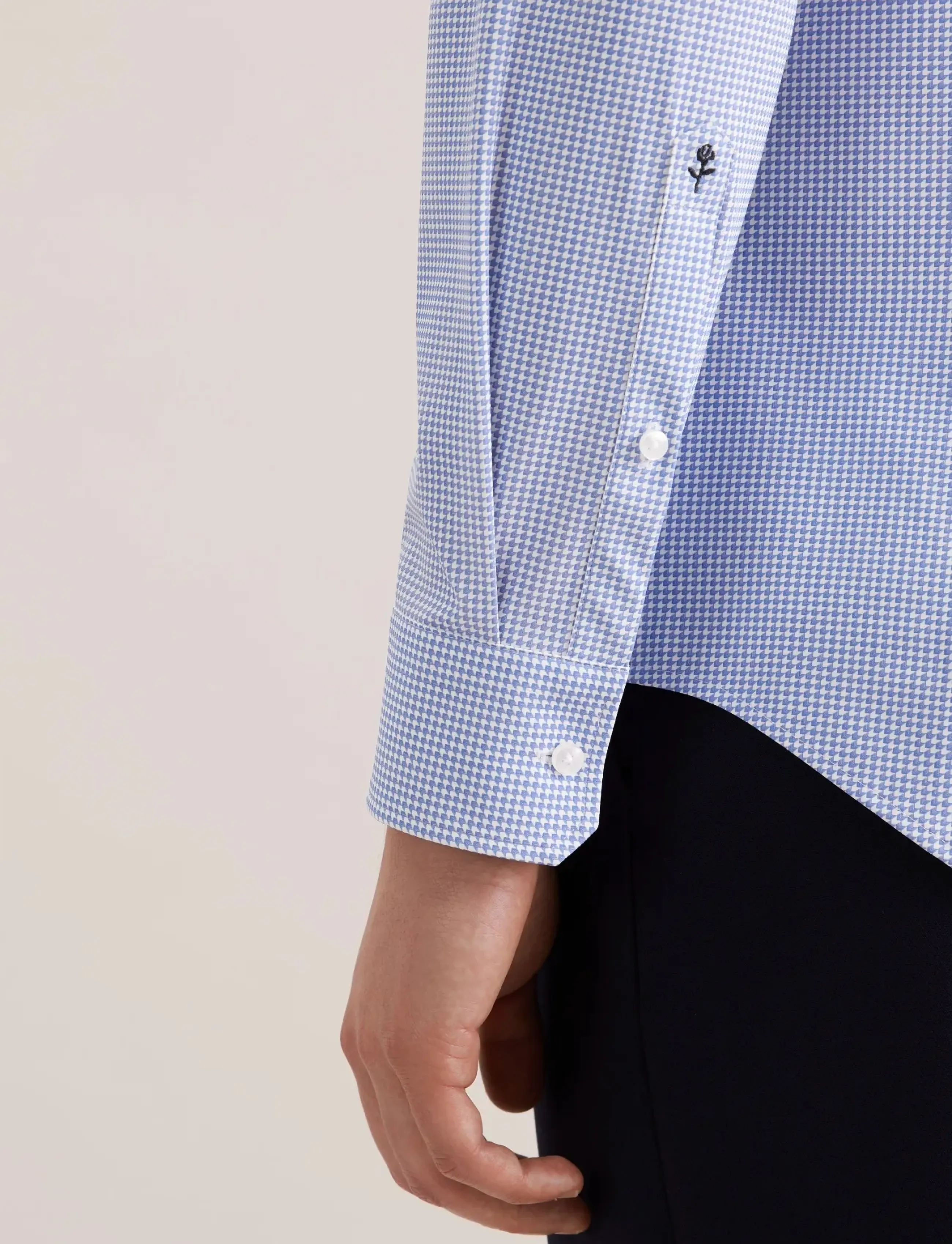 Seidensticker - Performance shirt Slim - business skjortor - mid blue - 4
