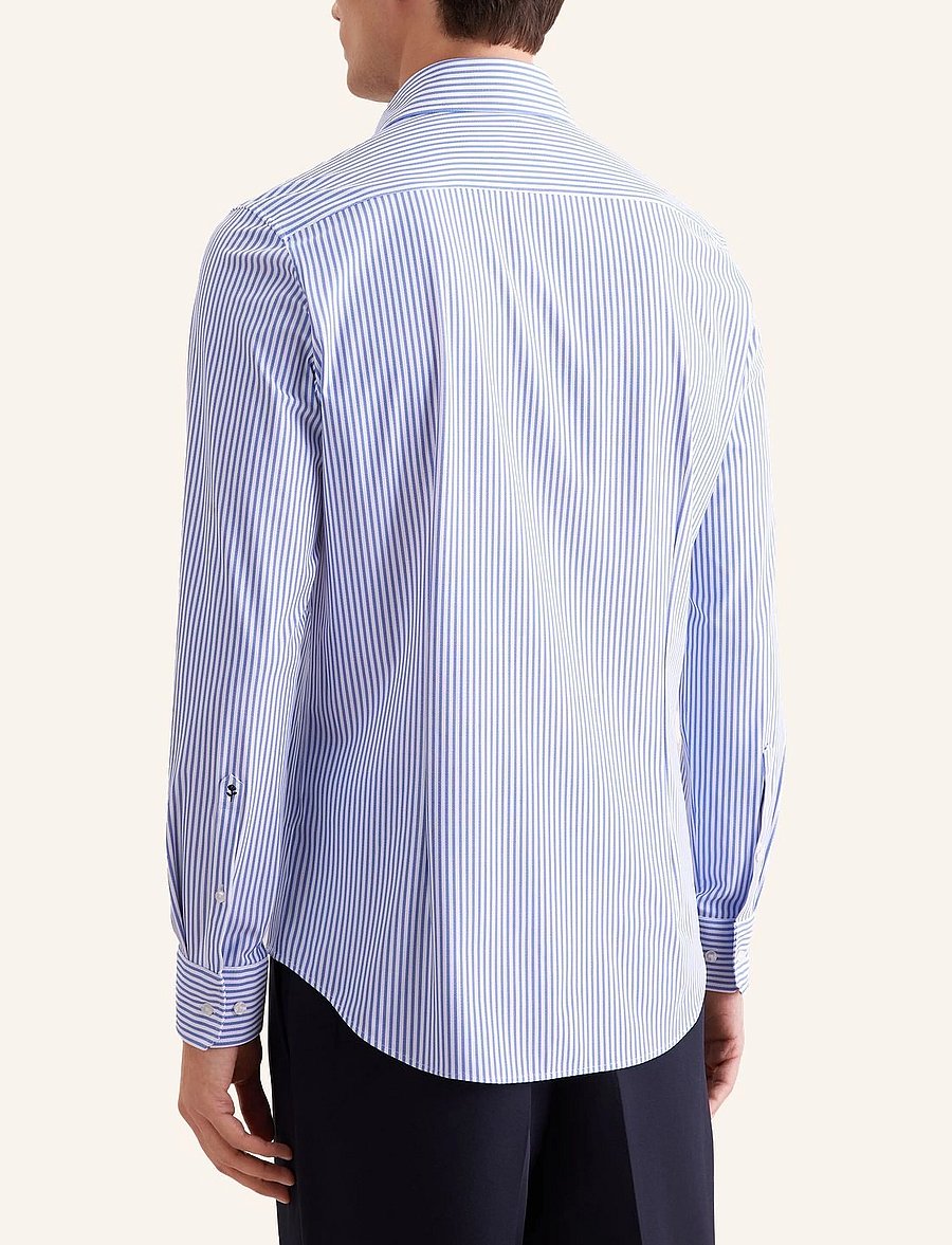 Seidensticker - Performance shirt Slim - gestreifte hemden - mid blue - 3